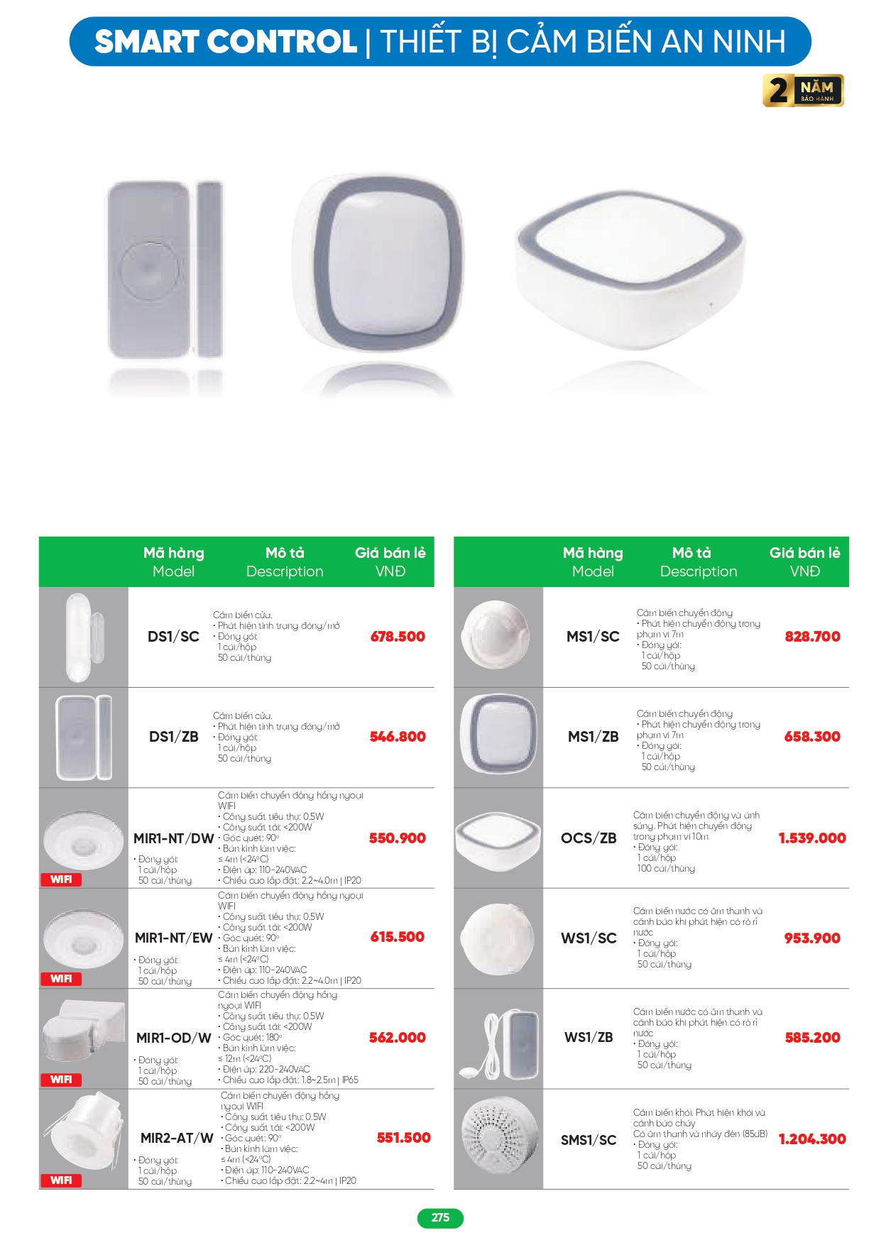 Bảng giá đèn LED MPE 2026